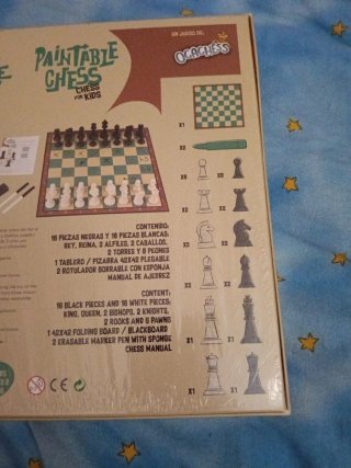 Ajedrez Infantil Pintable