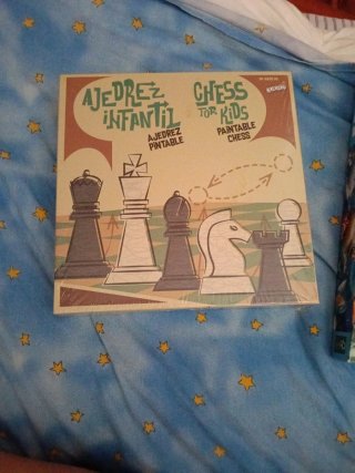 Ajedrez Infantil Pintable