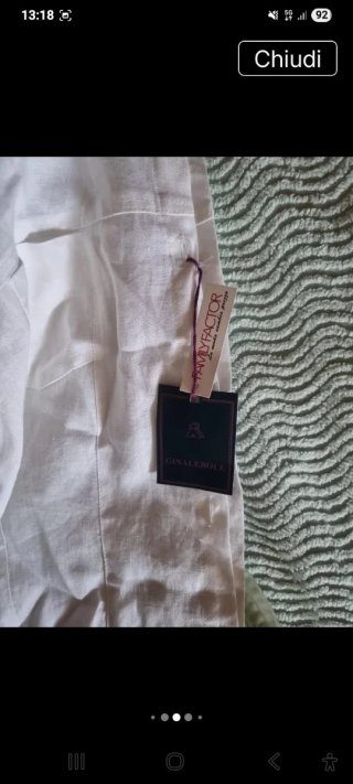 Camicetta Lino Donna Bianca