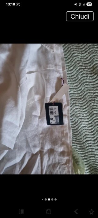 Camicetta Lino Donna Bianca