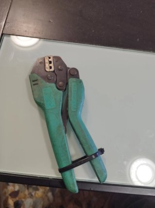 Crimpadora Profesional Verde