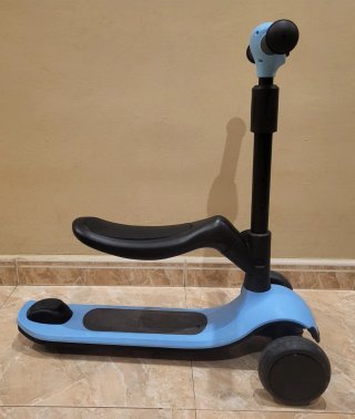 Patinete evolutivo 3 en 1 azul