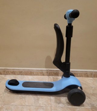 Patinete evolutivo 3 en 1 azul