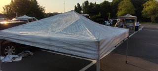Gazebo 3x3 bianco