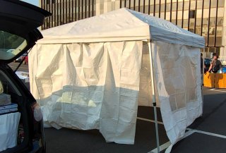 Gazebo 3x3 bianco