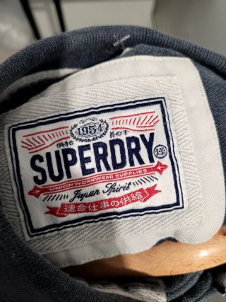 Superdry Polo Gris Talla XL