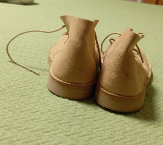Stivali in pelle beige (cuoio)