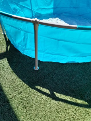 Piscina portátil redonda azul