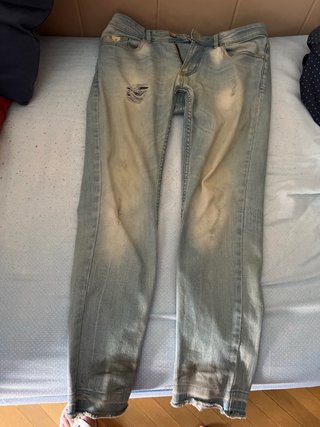 Lote 2 Pantalones Vaqueros Negros, vaquero azul