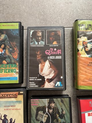 Lote di Film VHS da Videoclub