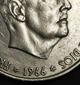 Moneda 100 Ptas 1966*66,*67,*68.