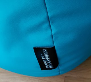 Puff HAPERS XXL Polipiel Turquesa