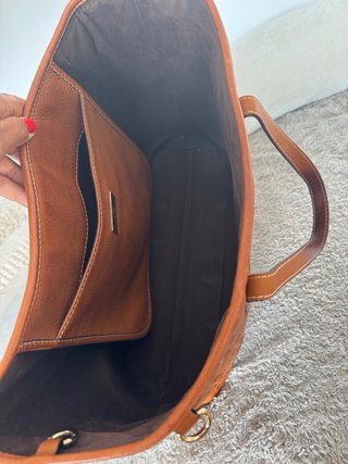 Bolso Carolina Herrera CH Piel Marrón - shopping L