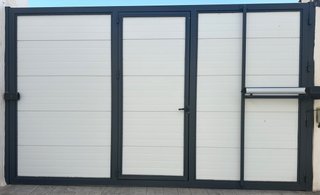 Portón/Puerta Exterior Gris