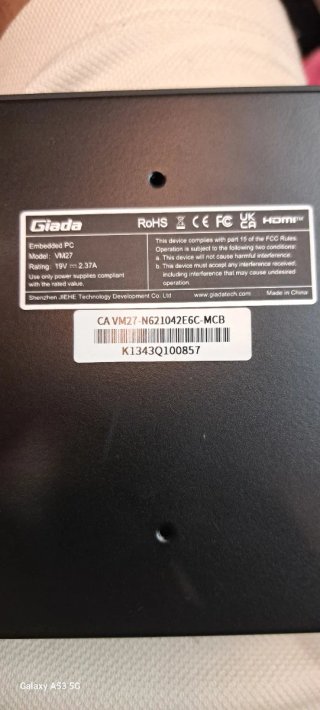 Mini PC Giada Nero