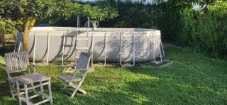 Piscina desmontable grande, nueva, sin estrenar