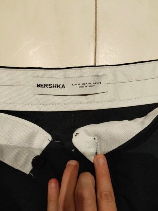 Pantalones anchos mujer negros