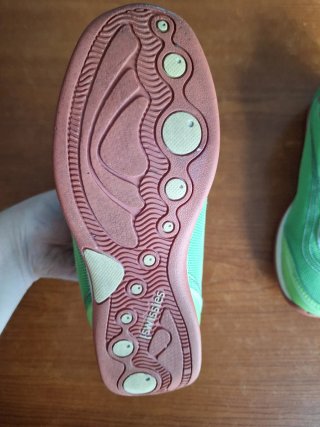 Scarpe sneakers ortopediche Swissies verdi fucsia