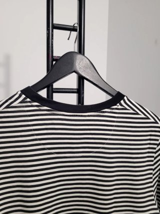 Camiseta Jack & Jones Rayas Negras y Blancas