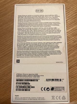 iPhone XS 64 GB Nero