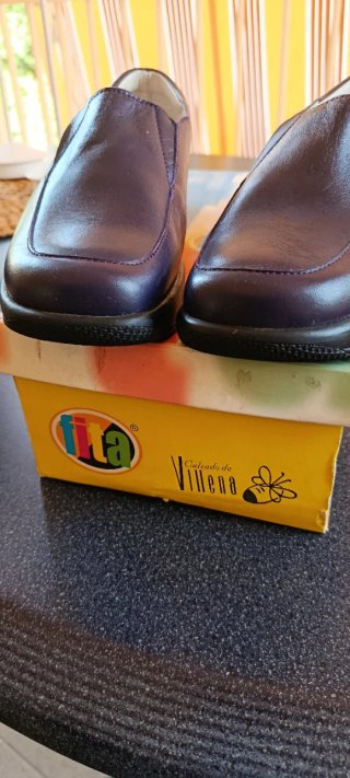 Zapatos niña piel Fita morados