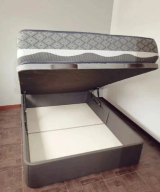 Canapé abatible con colchónes viscoelástica