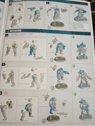 X10 infiltrators marines espaciales Warhammer 40k