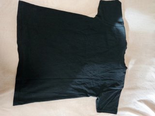 Camiseta Emporio Armani Negra Bordada Talla L