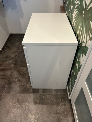 URGE Cómoda MALM Ikea 3 cajones blanca