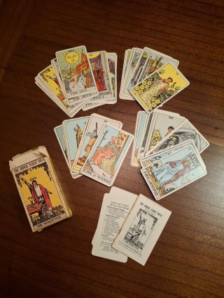 Tarot Rider 1971 - Juego de Cartas