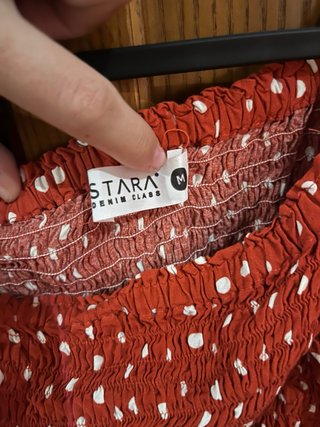 Top lunares rojo STARA talla M