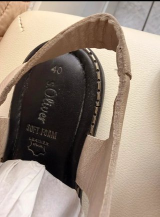 Sandalias Beige Mujer Talla 40