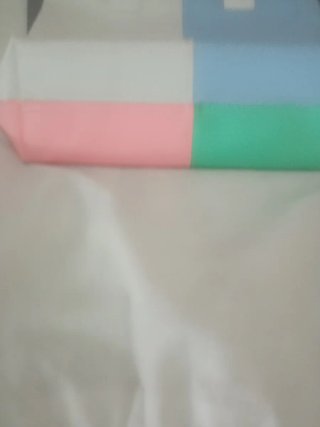 Bolso Verano bicolor blanco y azul