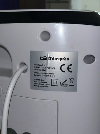 Orbegozo Climatizador Evaporativo Air 52