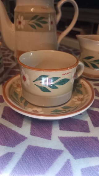 Juego de té/café de cerámica