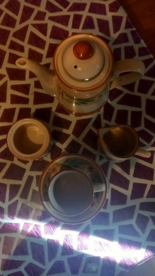 Juego de té/café de cerámica