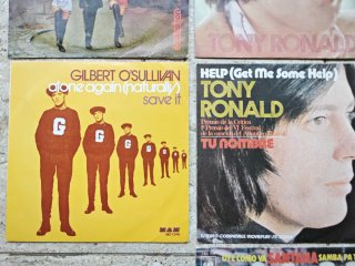 Lote 10 vinilos pequeños pop/rock