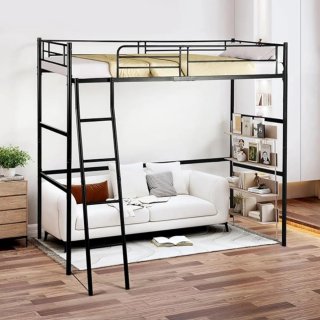 Cama litera negra