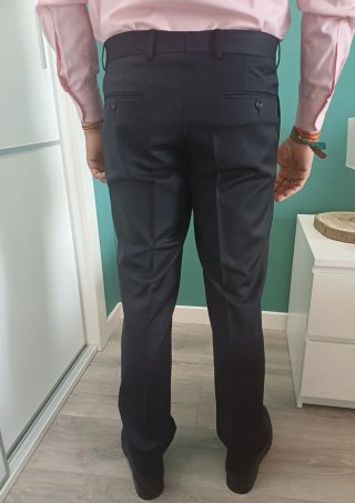 Traje Zara Negro.