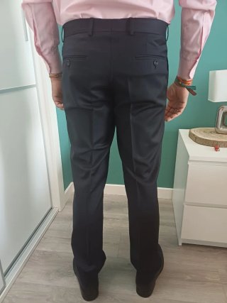 Traje Zara Negro.