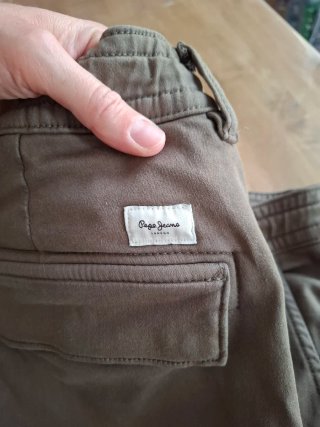 Pantalone corto cargo Pepe Jeans uomo verde oliva