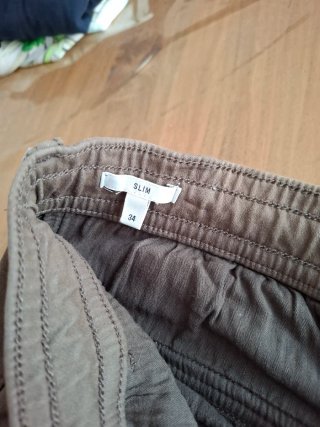 Pantalone corto cargo Pepe Jeans uomo verde oliva