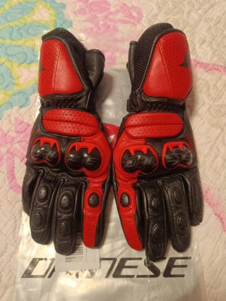 Guantes Moto Dainese Impeto Rojo/Negro