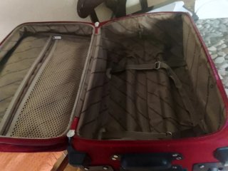 Maleta Trolley Samsonite Roja Lona