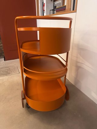 Carrito Camarera de Metal Baena Naranja Themasie