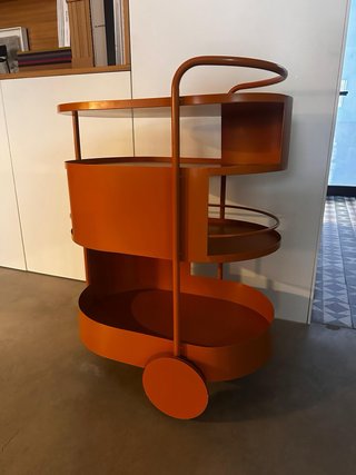 Carrito Camarera de Metal Baena Naranja Themasie