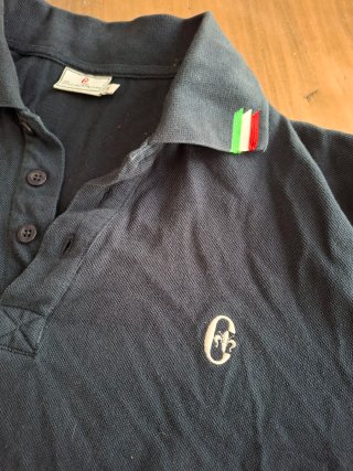 Polo Conte of Florence Uomo Nero Taglia L