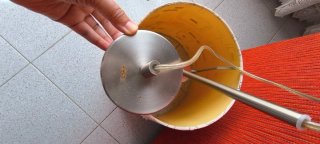 Lámpara de techo tela diseño moderno