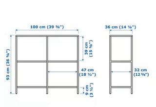 Estantería Metálica IKEA VITTSJÖ