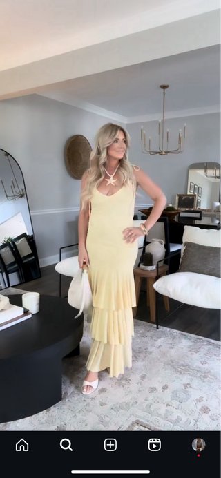 Vestido volantes Zara
